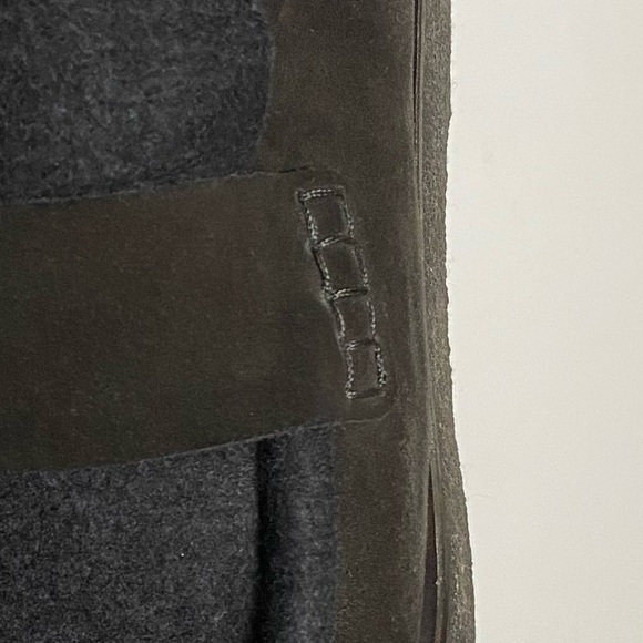ACNE STUDIOS
Kingston Paneled Suede Felt Ankle Boots Wool Moccasin Size 9 main image 13